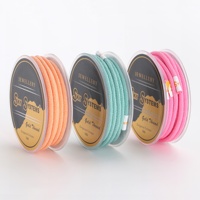 Cordon de bijouterie 3mm Cordon de polyester Cordon de perlage Accessoires de bijouterie Bracelet et collier tressés 81 couleurs