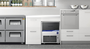 100kg/Day Undercounter Water Cooled Square Commercial <b>Ice</b> <b>Maker</b> 220V Compact Stainless Steel for Kitchen - Product Image 3