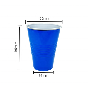 Vasos de Cerveza Desechables de Plástico PP de Doble Pared, Ecológicos, Libres de BPA, de 12 Onzas, Color Personalizado, en Oferta - Product Image 3