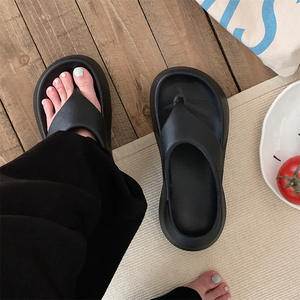 XIXITIAO alta calidad nuevo Eva señoras único grueso sandalia Chanclas Zapatos verano playa sublimación chanclas mujeres - Product Image 1