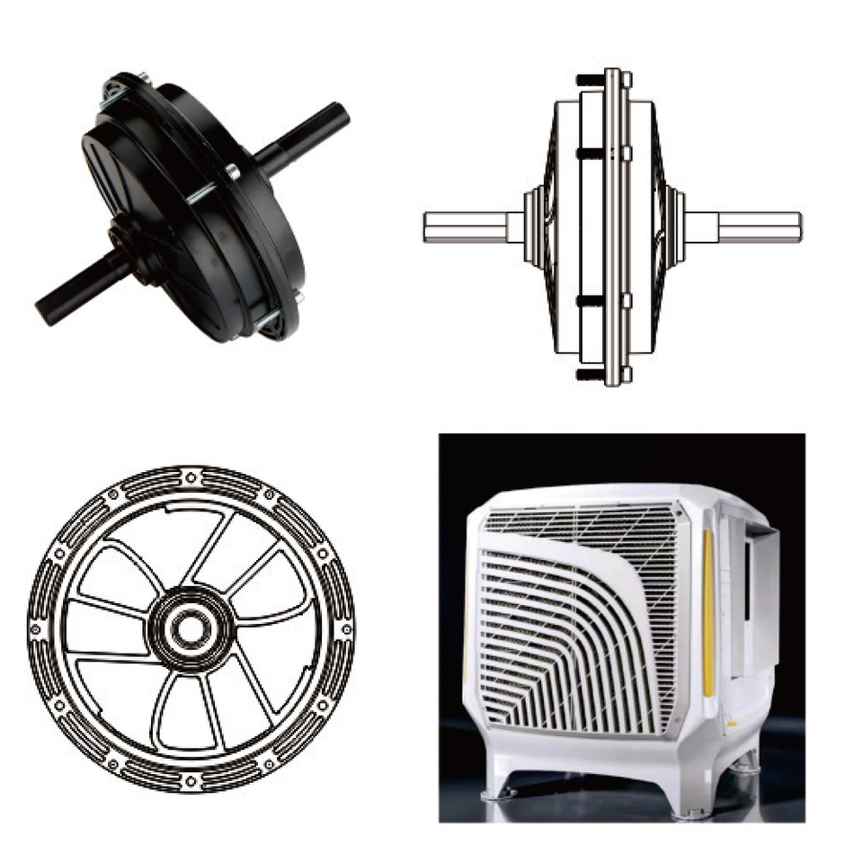 BLDC Brushless External Rotor Motor - High Torque Compact Fan & Pump ...