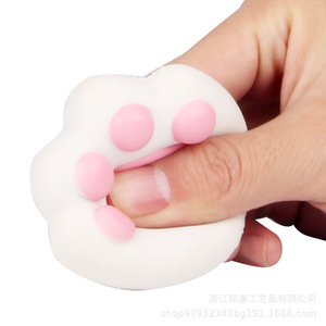 Cute Cat Paw Fidget Toy TPE Slow <b>Rebound</b> Stress Relief For Kids Unisex - Product Image 1