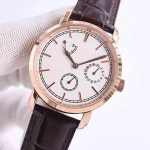 Montre mécanique automatique pour homme, chronographe rétro luxueux de 38 mm, ultra-mince et ultra-légère, entièrement fonctionnelle, pour occasions formelles et professionnelles - Product Image 3