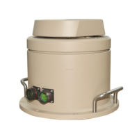 Adaptateur de rotation motorisé à un axe de haute précision pour dispositif radar, système électro-optique, alliage d'aluminium, étanche IP66
