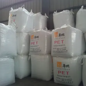 ПЭТ-полимерные полиэтиленовые гранулы, ПЭТ-сырье, чистое и переработанное ПЭТ-чипсы