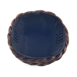 Molde para Moños de <span class=keywords><strong>Donut</strong></span>, Moños de <span class=keywords><strong>Pelo</strong></span> Sintético para Ballet Infantil y Moños de Calcetín, Peinado Fácil, Herramienta Profesional de Salón - Product Image 2