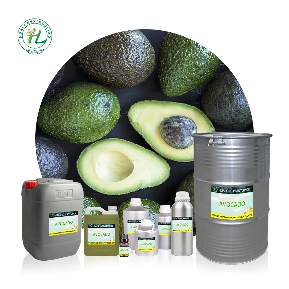 Hl-Bulk Geraffineerde & Ongeraffineerde Drageroliën Koudgeperste Fabriek, 1Kg, Biologische Maagdelijke Avocado Zaadolie Beste Voor Haar, Huid & Gezicht