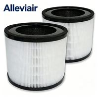 Alleviair HS-1943 H13 HEPA Carbon Filter/Filtre untuk Crane EE-5069 Ultra Premium Air Purifier Sistem Filter 4-in-1 99.97%