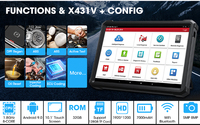 MAN-herramienta de diagnóstico de camiones diésel, escáner OBD2, Launch X431V + HD3 para vehículos de servicio pesado de 24V