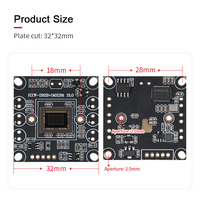 Módulo de Cámara de Videoconferencia Zhongwei Aoke 1080P IMX291 1.44mm 180° Lente Ojo de Pez Full HD H.264 USB Montaje M12 para Baja Iluminación