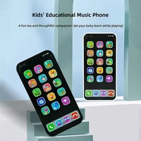 Jouets téléphoniques éducatifs pour l'apprentissage précoce des garçons et des filles : téléphones à écran tactile simulé pour enfants