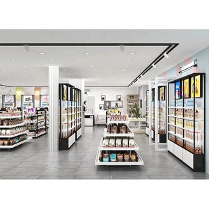 Muebles de Exhibición para Productos de Belleza, Estantes Multi-Nivel para Salón, Iluminación LED, Mostrador de Exhibición para Cosméticos y Cuidado de la Piel - Product Image 2