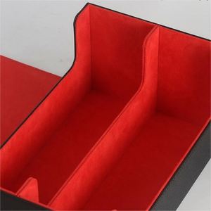 Large Capacity <b>Cardboard</b> Game Storage <b>Box</b> Square Corners Red Blue <b>Black</b> Color Options for Playing Cards Organization - Product Image 3