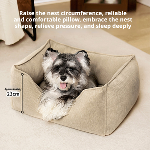 Ventes en gros de lits pour animaux de compagnie écologiques, universels, durables, lavables, pour chiens de petite <span class=keywords><strong>taille</strong></span>, lit pour chien extra large - Product Image 3