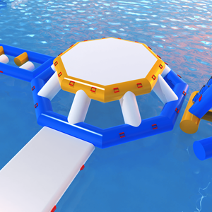 Juegos Acuáticos Inflables para Niños y Adultos, Parque Acuático Flotante, Tobogán Acuático Comercial - Product Image 2