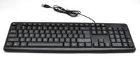 Teclado de Oficina con Cable KB251 Sin Luz, Teclado Multimedia Ultrafino de Tamaño Completo para Uso en el Hogar y la Oficina