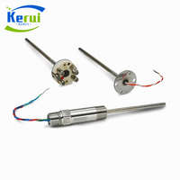 Sonde de température Rosemount 0065 PT100 RTD, 3 fils, 4 fils, montage à bride filetée pour transmetteur de température 644 248