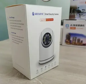Tuya Smart Life Câmera de Vigilância CCTV de rastreamento automático 5MP robô inteligente para casa inteligente interna