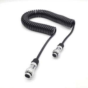 Cable de <span class=keywords><strong>c</strong></span>ámara de bobina de adaptador de vídeo de remolque de 7 pines de alta resistencia para camión Tractor Semi remolque 1-4 <span class=keywords><strong>c</strong></span>ámaras - Product Image 3