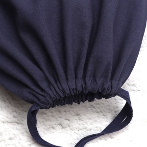 Sacs à cordon en coton et lin 30*40cm, logo personnalisé, taille personnalisée, sac de rangement en toile de coton écologique, pochette anti-poussière - Product Image 6