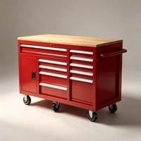 Armoire à outils roulante sur mesure haute capacité avec tiroirs, chariot de rangement pour mécaniciens de garage
