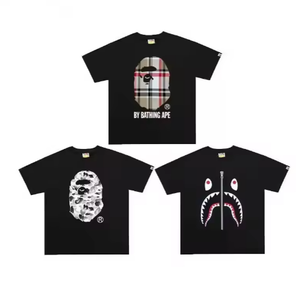 Camiseta Bapees con Estampado de Letras, Versión 1:1 de Alta Calidad, Disponible en Stock, Camiseta Moderna para Hombre, Camiseta de Diseñador de Moda, Gran Venta 2025 - Product Image 3