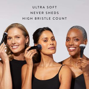 Laura Geller New York meglio insieme completo cipria per il trucco Set due pezzi retrattile aerografo spazzole Kabuki