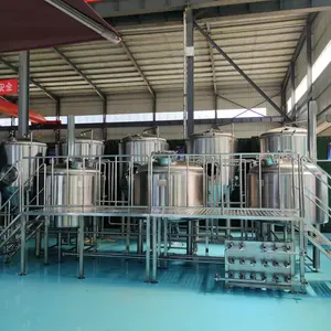 Brouwerij Handvat Ambachtelijk Bier Commerciële Uitrusting 1000l 10hl Kant-En-Klare Brouwapparatuur Te Koop