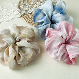 Diademas de Verano Estilo Boho para Mujer, Venta al por Mayor, Accesorios para el Cabello de Chifón con Tinte Anudado, para Bodas, Estilo Europeo-Americano - Product Image 2
