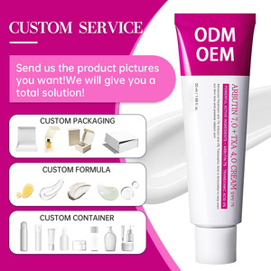 OEM ODM漂白クリームアルブチン7% + トラネキサム酸4% クリーム50mL強力な有効成分ダークスポットそばかすクリーム - Product Image 2