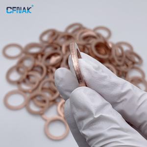 Aangepaste Maat Ronde Pakking Olie Afdichting Ring En Platte Pakking Koperen Zhuozhuang - Product Image 5