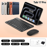 Petite commande OEM – Tablette 17 Pro MAX Android 15, 16 Go + 1 To de stockage, 4G SIM et Wi-Fi 5G, utilisation mondiale, processeur MTK Octa Core