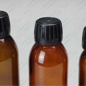 Bán buôn dược phẩm hổ phách chai thủy tinh tinh chất Chai Thủy Tinh ho Syrup thuốc chai cho miệng chất lỏng với cap - Product Image 4