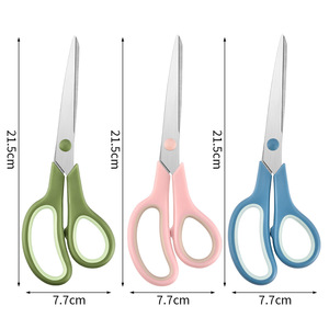Stainless Steel Home Scissors With Plastic Handle For Cutting Paper Fabric Craft DIY <b>Sewing</b> Office Use - Product Image 2