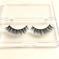 Faux cils effet naturel, cils vaporeux, cils œil de chat, faux cils en vison synthétique, cils en bande volumineux, personnalisables avec logo