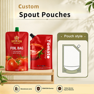 Sachets d'emballage refermables personnalisés en Mylar, forme sur mesure, avec fermeture éclair, pour le stockage alimentaire - Product Image 2