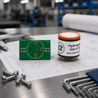 Module de capteur de gaz H2S à sortie UART, électrochimique, 0-100 ppm, compensation de température MCU, préchauffage 30s pour détecteur industriel OEM