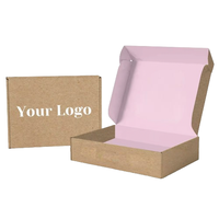 Vente chaude en couleur expédition avion boîte emballage cadeau emballage carton ondulé maquillage boîte de papier