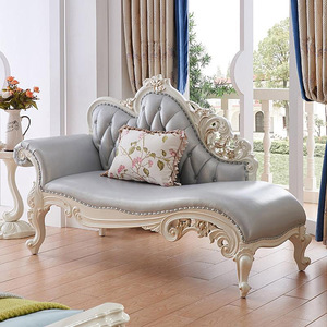 Sofa <span class=keywords><strong>Chaise</strong></span> <span class=keywords><strong>Lounge</strong></span> Gaya Victoria OEM, Furnitur <span class=keywords><strong>Lounge</strong></span> Hotel, Kayu Tradisional, Sofa Antik Berumbai Normal - Product Image 5