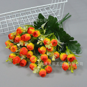 ดอกกุหลาบประดิษฐ์ Dongchen Crafts ขนาด 30 ซม.-100 ซม. ดอกไม้ผ้าไหมสำหรับตกแต่งงานแต่งงานและบ้าน - Product Image 2