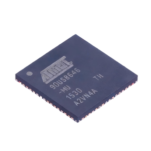KTOriginal Nouvelle puce MCU At90usb646-Mu avec mémoire Flash QFN, microcontrôleur AVR 8 <span class=keywords><strong>bits</strong></span> 16 MHz <span class=keywords><strong>Mega</strong></span> - Product Image 1