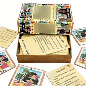 OEM Custom Eco-Friendly Portable Paper Board <b>Card</b> Games Manufacturer Logical Printing Custom Packaging for Party Tabletop - Product Image 4