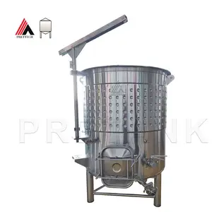 Fabricants vendant du kombucha à cidre de cave fermenteur à vin à toit ouvert cuve de fermentation en acier inoxydable AISI304 1000l 2000l 5000l