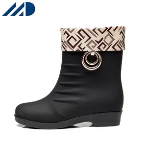 New Product Ideas 2023 Non Slip Waterproof Rain Boots Short Tube Rain Boots Women Shoes Waterproof