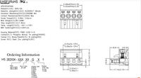 HS2EDGK 5.08mm 5.0mm Connecteur de bornier à vis rapide pour PCB 4P 300V 15A à insertion rapide