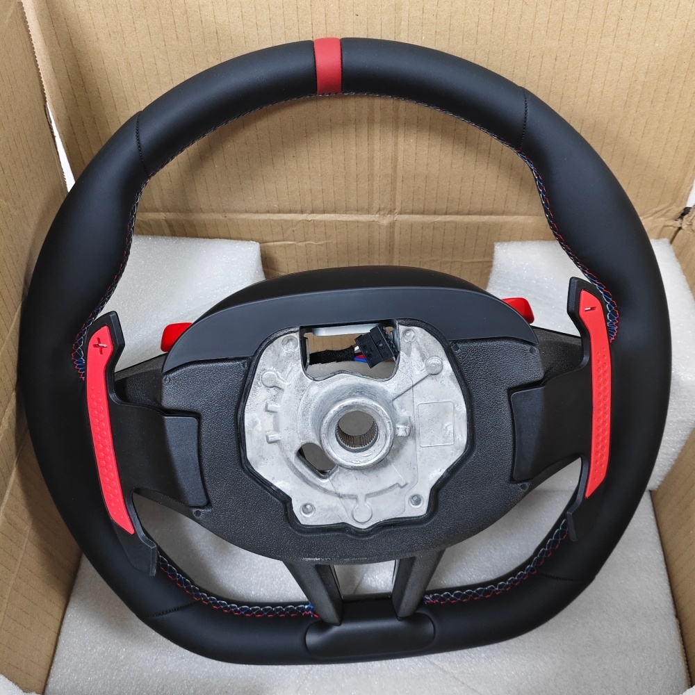 Custom Leather Steering Wheel (BMW Fitment), photo 6