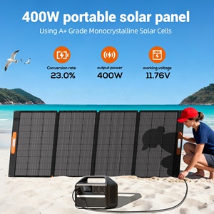 400w <b>Solar</b> Folding <b>Solar</b> System Portable <b>Foldable</b> Monocrystalline <b>Solar</b> Kit Mono <b>Solar</b> for Camping 400W Laminated Folding <b>Solar</b> - Product Image 3