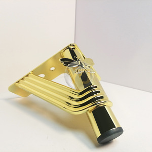 Gold <b>Sofa</b> Legs With Butterfly Design Hollowed Out <b>Support</b> Decorative Furniture Feet For Table Chair Bed Carbon Steel - Product Image 4