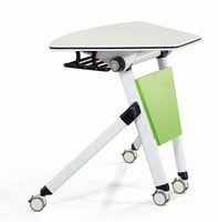 Table de formation pliable réglable à bas prix, bureau de conférence moderne, table de réunion pivotante à vendre
