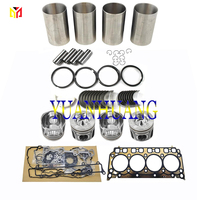 Kit de reconstruction de révision de moteur Jeu de joints de roulement de piston de chemise de cylindre pour pièces de rechange de moteur Doosan Daewoo D24 D34